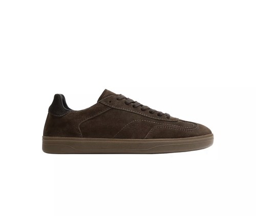 Zara leather sneakers men - zara,