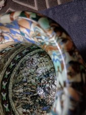 Jean Gerbino Vase Ceramic Mosaic 20cm High Hand Made Signed .