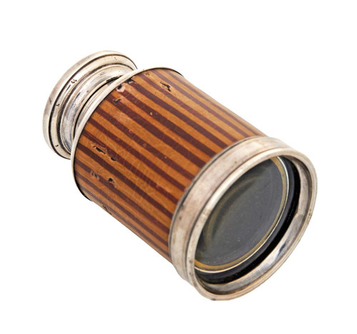 Silver monocular spy glass - monocular, spy-glass