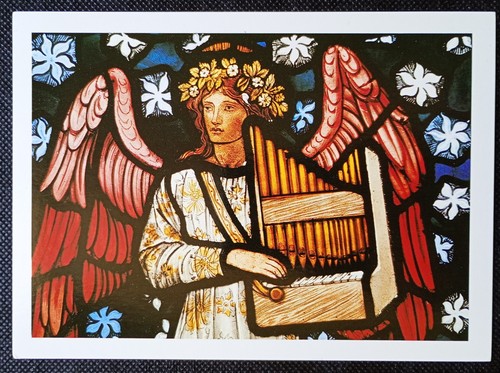 Postcard stained glass - stained,