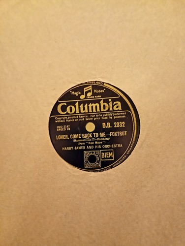 Harry james orch lover come - harry,