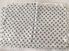 Vintage Laura Ashley Ditsy Blue Roses Fabric Remnant, 137 x 48 cm