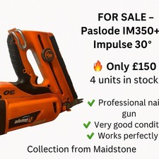 Selling Paslode IM350+ Impulse 30° Cordless Framing Nail Guns – perfect