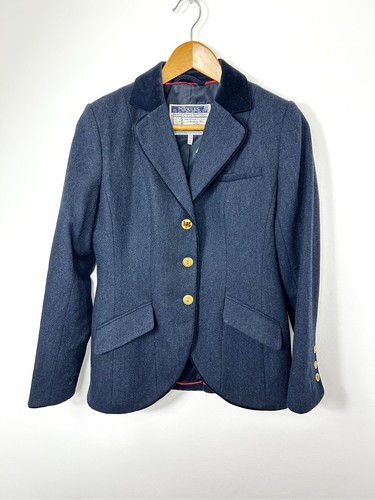 Joules navy blue tweed - joules, wool