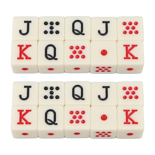 20pcs spanish poker dice - 20pcs,