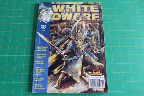 White dwarf magazine issue 220 - dwarf,