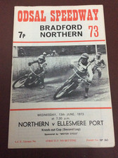 1973 BRADFORD NORTHERN v ELLESMERE PORT 13th JUNE  ( GOOD CONDITION )