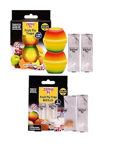 Zero fruit fly traps - fly, twin