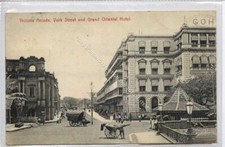 (Ga9271-477) York Street & Grand Hotel, Colombo, Ceylon, Sri Lanka 1908 G-VG