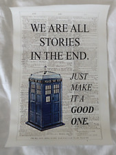 DR WHO TARDIS CANVAS PRINT ART