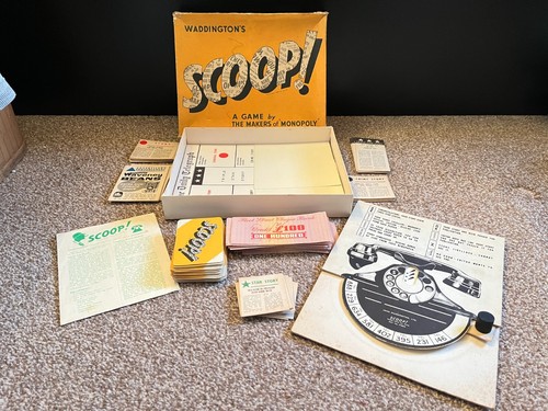 Scoop board game - scoop,