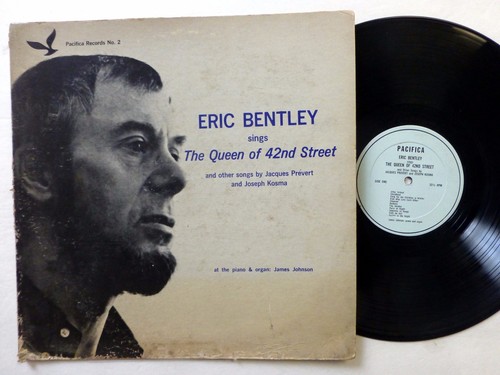 Eric bentley sings - sings, the