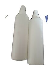 Empty re Useable white pump  Spray Bottles x2 fine mist ideal for plants .hair..