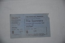 THE SPINNERS Manchester Free