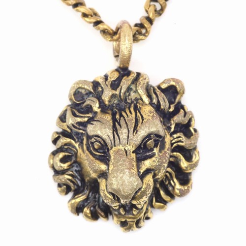 Gucci lion head - gucci, pendant