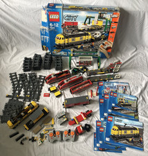Lego City 7939 7938 7937 Cargo Train with remote control, tracks BJ48