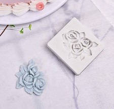Rose flower silicone fondant - silicone,