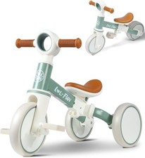 LOL-FUN Toddler Balance Bike for 1 2 Years Old, 4 in 1 Baby Bicycle for 1 to 4 