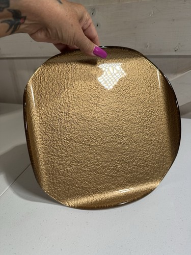 Partylite gold foil glass - partylite,