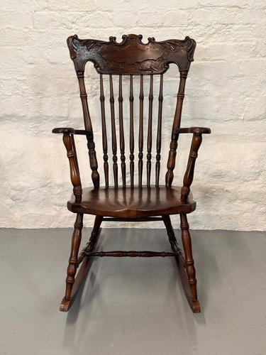 Antique windsor style - antique, rocking