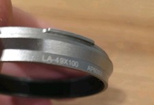 Kiwifotos LA-49X100 - Adapterring für Fujifilm X100 X100S X100T - 49mm