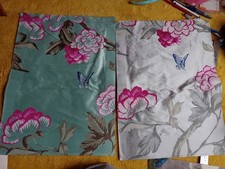 Real Silk Material Samples X2  16 Inches X 21 Inches