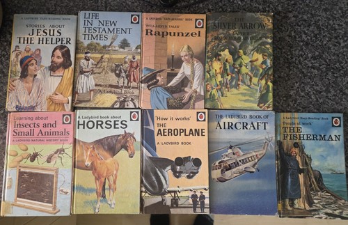 Ladybird books vintage - books,