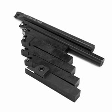 7Pcs 16mm Metal Lathe Cutting Turning Tool Carbide Insert Holder Set