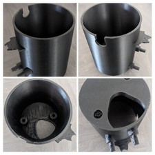 Cagiva Planet Raptor 125 Speedometer Enclosure Prototype 3D Printed Too Long