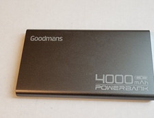 GOODMANS POWERBANK 4,000mah USB External Power Bank Battery Charger Mobiles