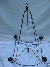Candle Holder Hanging Wrought Iron 4flamig höhe92cm