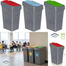 3 x 50L Plastic Recycle Bin