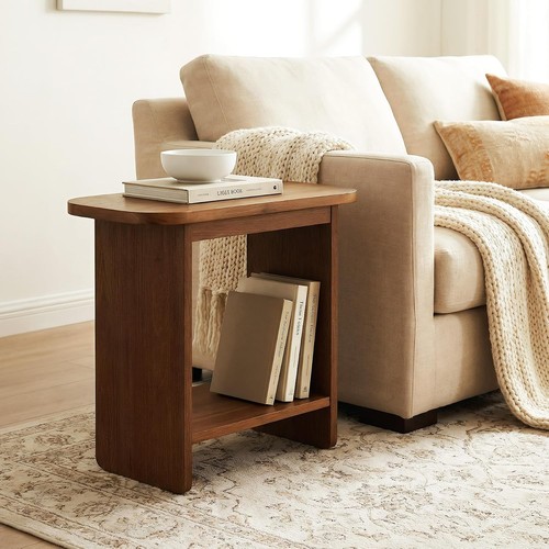 Modern solid wood side table - modern,