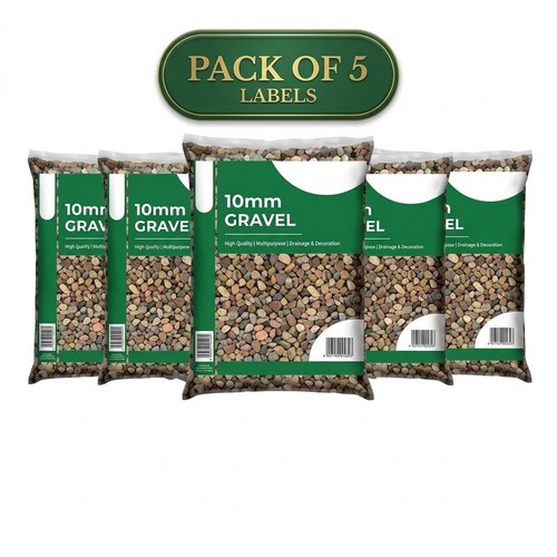 125kg 10mm pea gravel stone - 125kg,