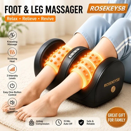 Foot leg massager - massager, heat