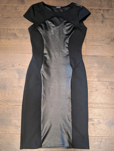 Evita black bodycon knee - black,