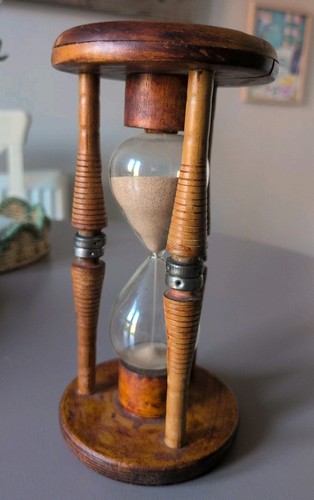 Antique hourglass relic bobbin - hourglass,