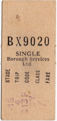 Bus ticket narrow - bus, ticket: