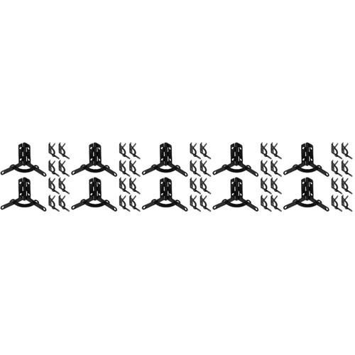 50pcs strong black iron hinges - 50pcs,