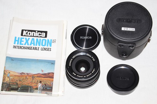 Konica hexanon 28mm 5 - konica, ar