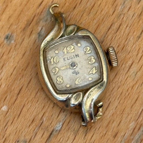 14mm vintage elgin - elgin, ladies