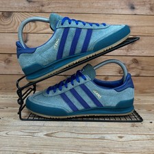 Adidas Trainers Womens Size UK 4 Jeans MK2 Vista Green Dark Blue Originals Shoes