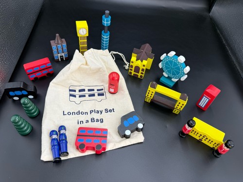 Wooden london toy playset - wooden, a
