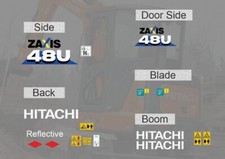 Hitachi Zaxis 48U-6 Sticker / Decal Kit