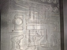 Various Novelty Chocolate Molds Bundle of 8 Plastic Mould