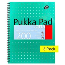 3x Pukka Pad A4 Metallic Jotta