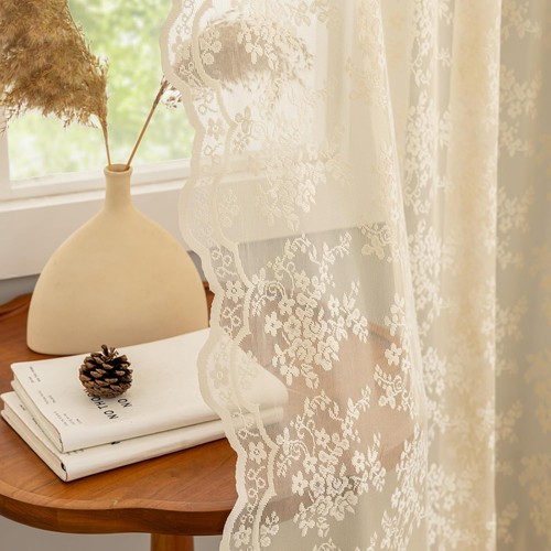 Yanjun beige net - yj, curtains