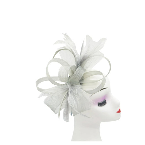 Loop bow fascinator - loop, with