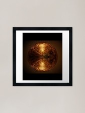 Metallic Bronze Abstract