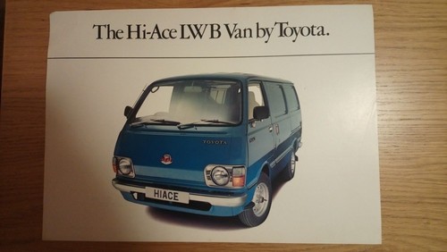 Toyota ace lwb - hi-ace, long